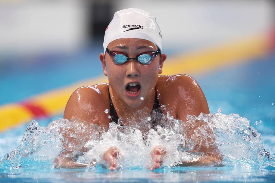 Mondiali di Nuoto 2015. La giapponese Chihiro Igarashi durante la sua gara nei 400m Femminili I, Kazan, Russia. (Getty Images)